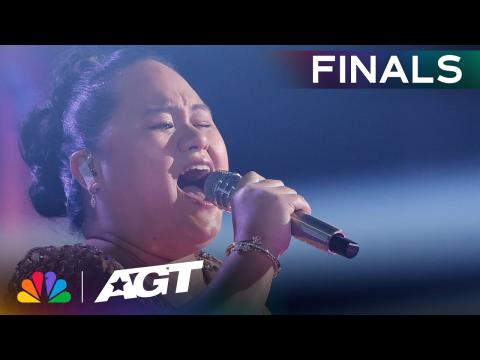 Embedded thumbnail for Lavender Darcangelo sings a BEAUTIFUL rendition of &quot;You Will Be Found&quot; | Finals | AGT 2023